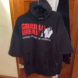 GORILLA WEAR short sleeve hoodie